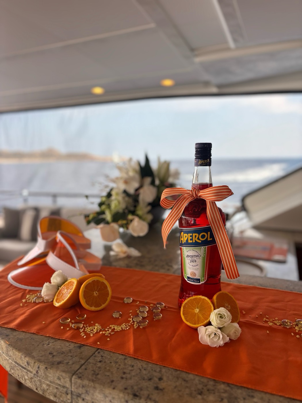 Aperol Hour tablescape