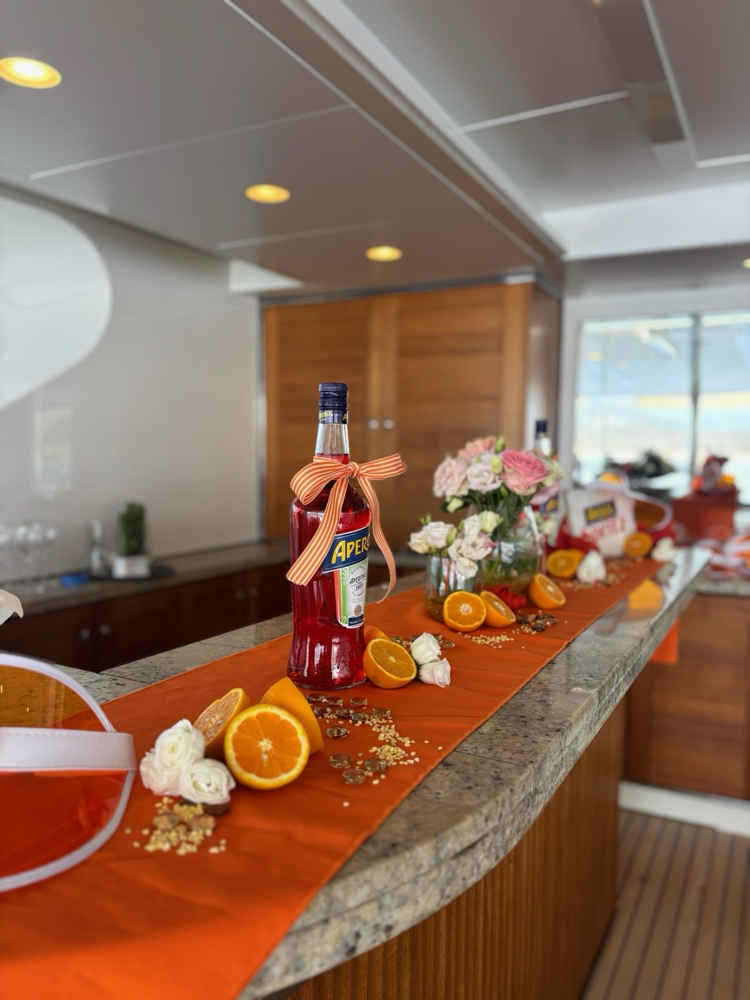 Aperol Hour tablescape