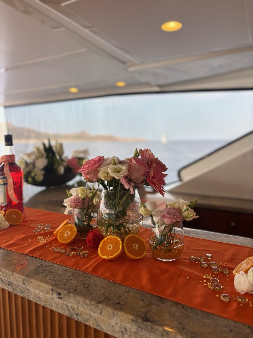 Aperol Hour tablescape