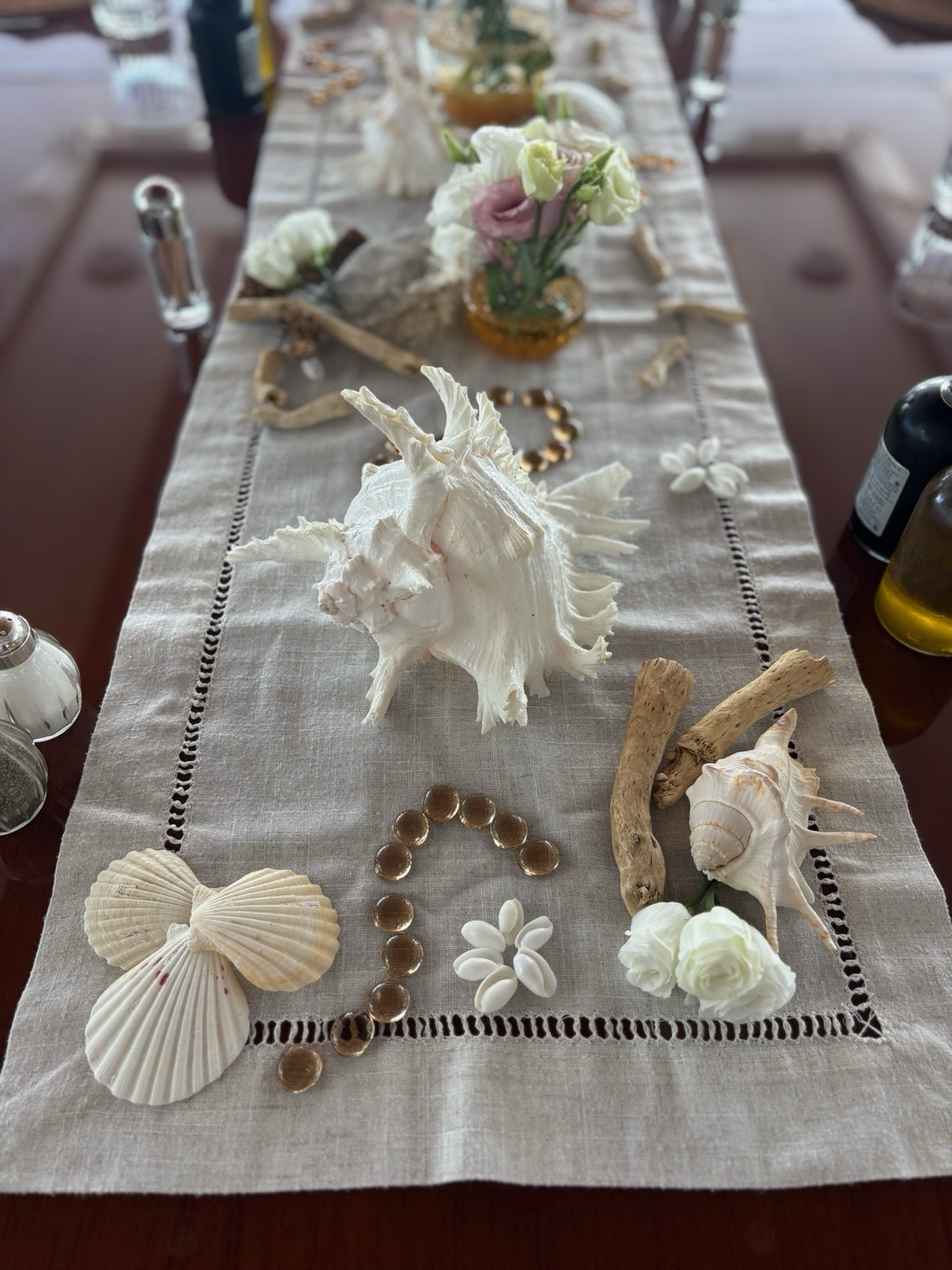 Coastal tablescape