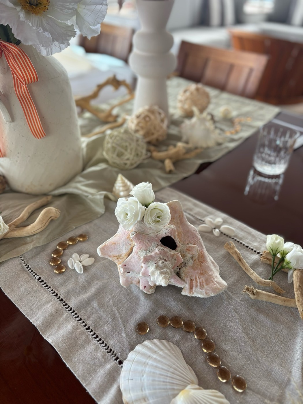 Coastal tablescape