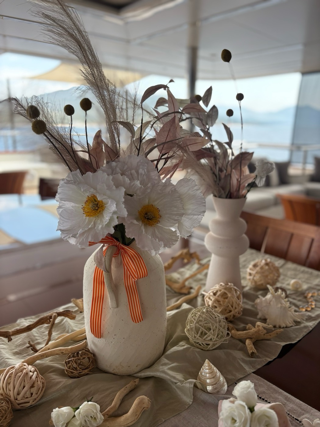 Coastal tablescape