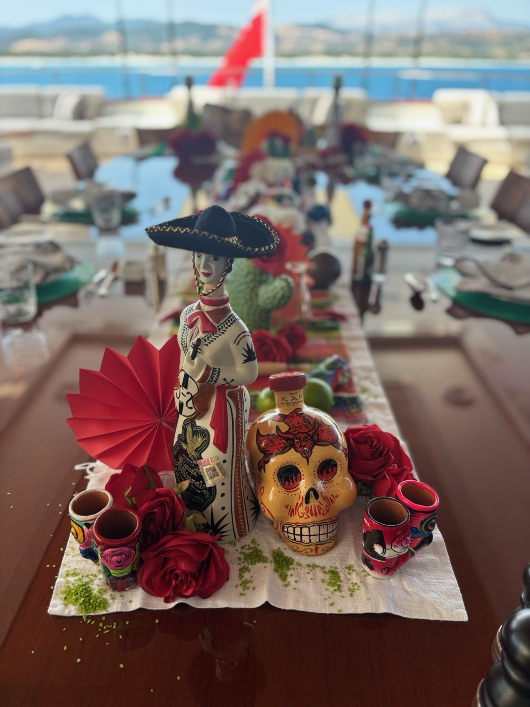 Mexican fiesta tablescape
