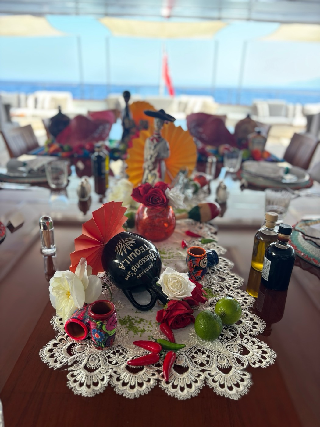 Mexican fiesta tablescape