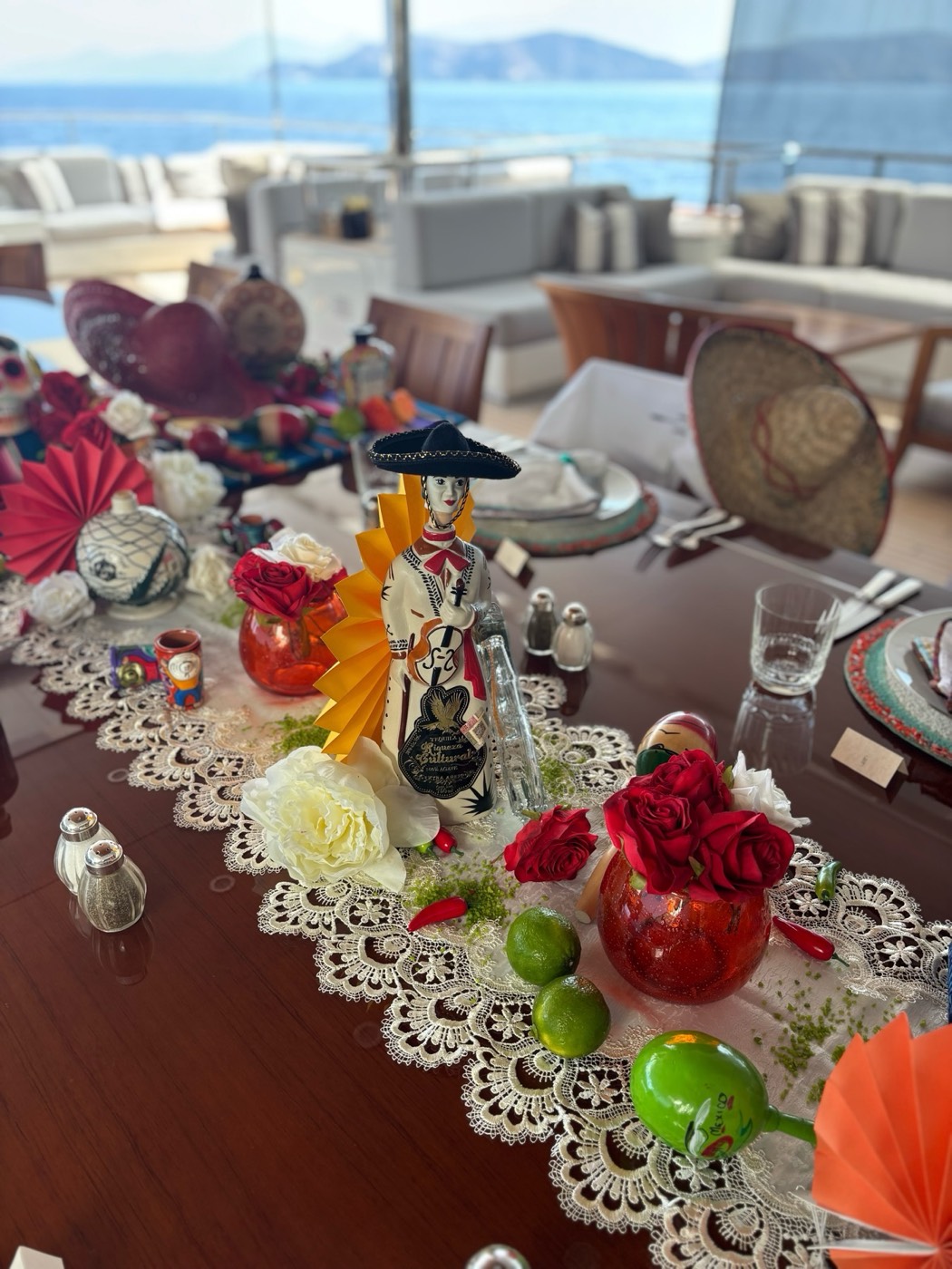 Mexican fiesta tablescape